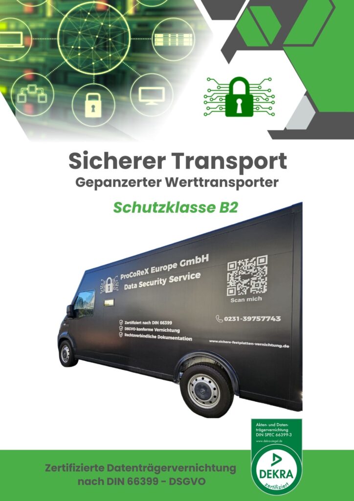 sicherer Transport für computerschrott recycling nrw Bild Transporter